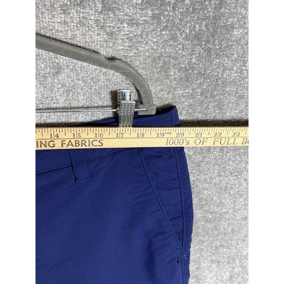 Under Armour Heatgear Loose Chino Shorts Mens Size 40 Stretch Blue Pockets - Picture 9 of 11